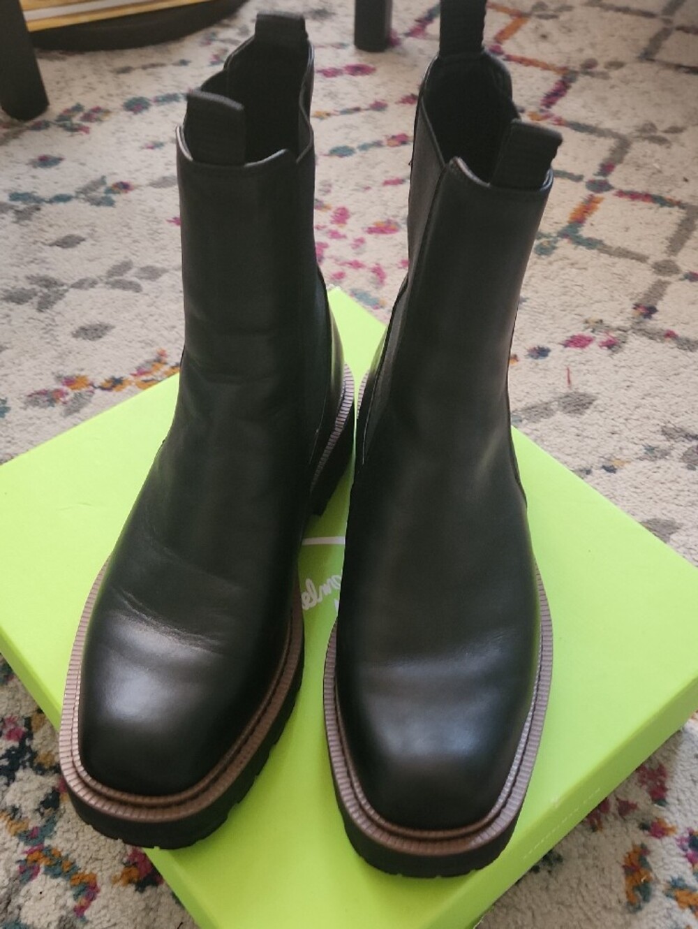 Sam Edelman Black Leather Laguna Boots NIB
